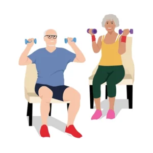 image of chair exercise program for seniors