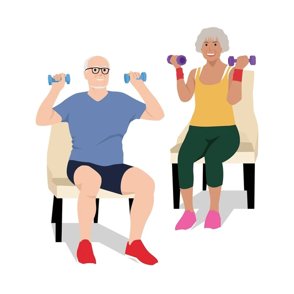 image of chair exercise program for seniors