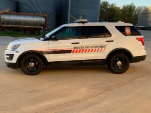 Image of a Coggon Fire Department vehicle