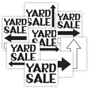Image of yard sale signs