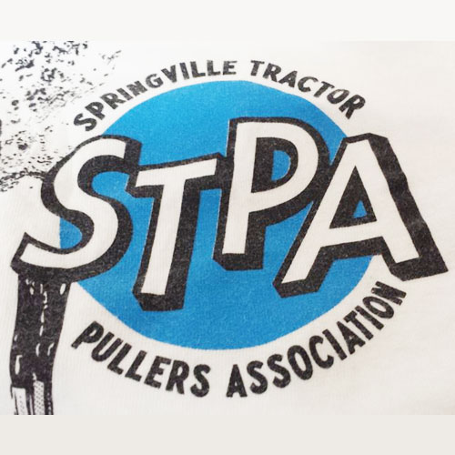 Logo for the Springville Tractor Pullers Association