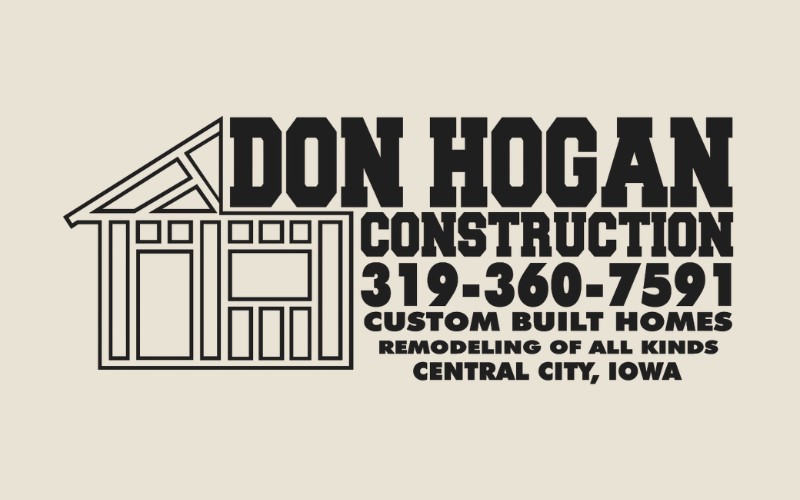 logo for Don Hogan Construction Central City Iowa