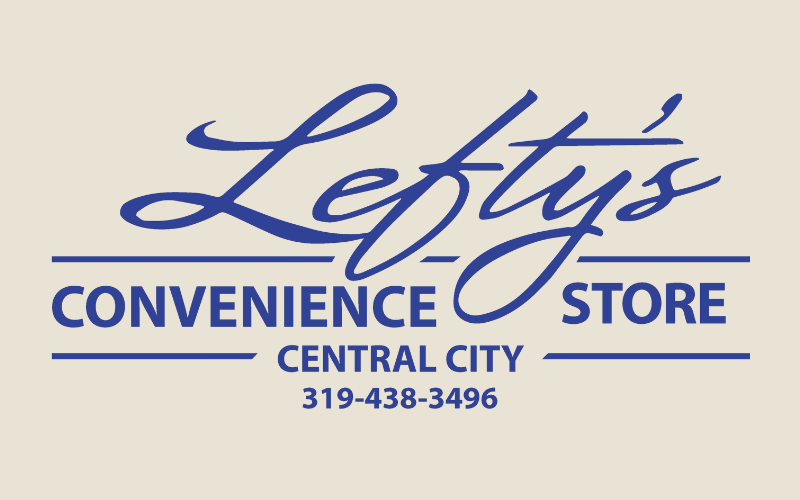 logo for Lefty's Convenience Store Central City IA